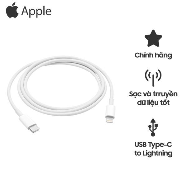 Cáp Sạc USB-C To Lightning Cho iPhone/ iPad Apple (Hàng Chính Hãng)