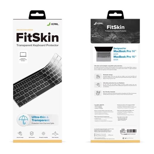 Phủ Phím JCPAL Fitskin TPU Macbook Pro 14/16 Inch 2021 và Air 13.6 Inch 2022 Chính Hãng