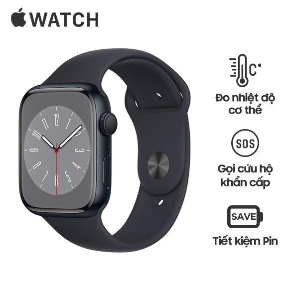 Apple Watch Series 8 41mm GPS Viền Nhôm Cũ 99%