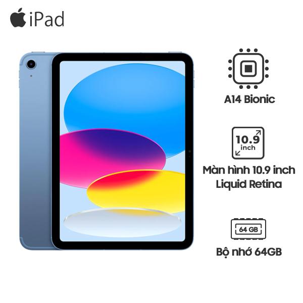 iPad Gen 10 10.9 inch Wifi 64GB  | Chính Hãng Apple Việt Nam