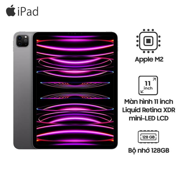 iPad Pro M2 11 inch 2022 Wifi 5G 128GB Cũ 99%