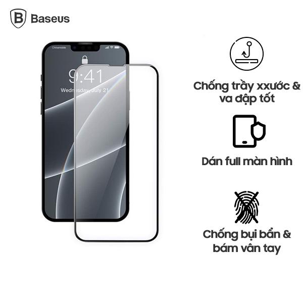 Bộ 2 miếng kính cường lực Baseus Cho iPhone