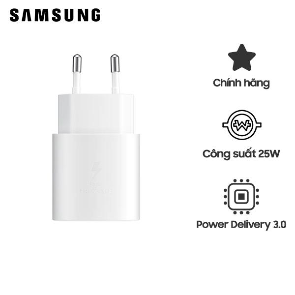 Củ Sạc Nhanh Chính Hãng SAMSUNG 25W Type-C