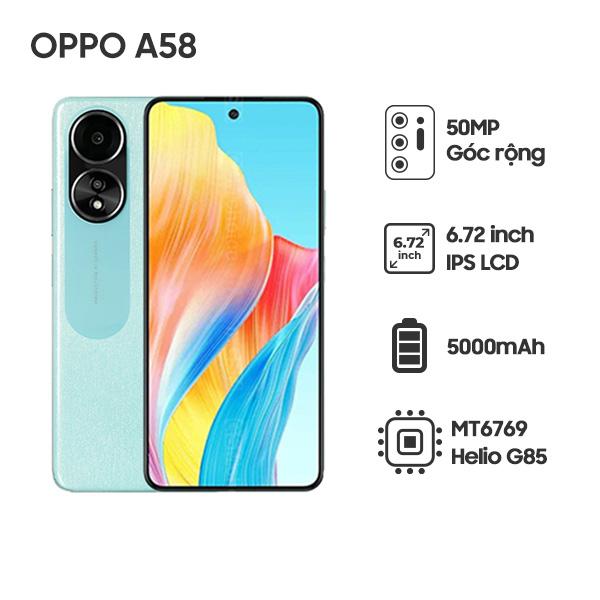 Oppo A58 4G 6GB/128GB Chính Hãng