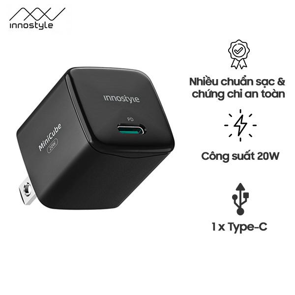 Sạc Nhanh Siêu Nhỏ Innostyle Ultra Minicube 20W