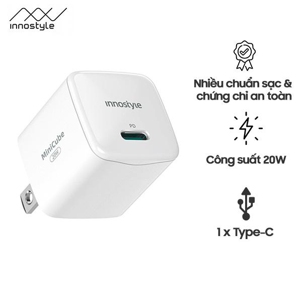 Sạc Nhanh Siêu Nhỏ Innostyle Ultra Minicube 20W