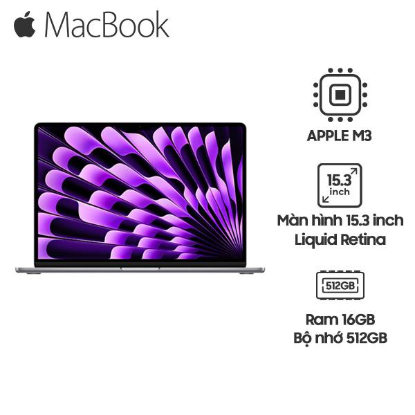 MacBook Air M3 13 Inch 8 CPU 10 GPU (16GB/512GB) Cũ 99%