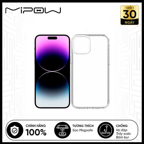 Ốp lưng Trong Suốt Mipow Soft TPU cho iPhone 14 Series