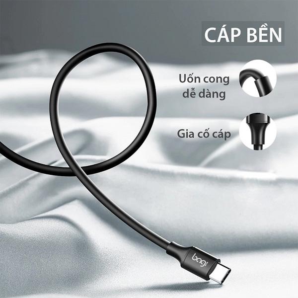 Cáp sạc nhanh Bagi Type C to Type C PD-C100W