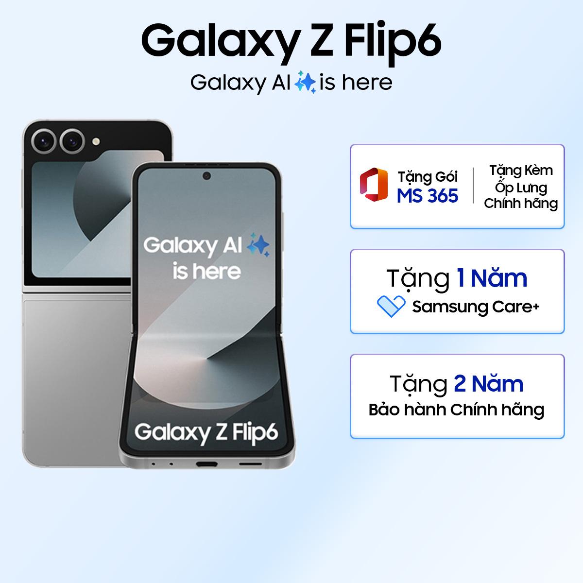 Samsung Galaxy Z Flip6 5G 12GB/256GB Chính Hãng - BHĐT