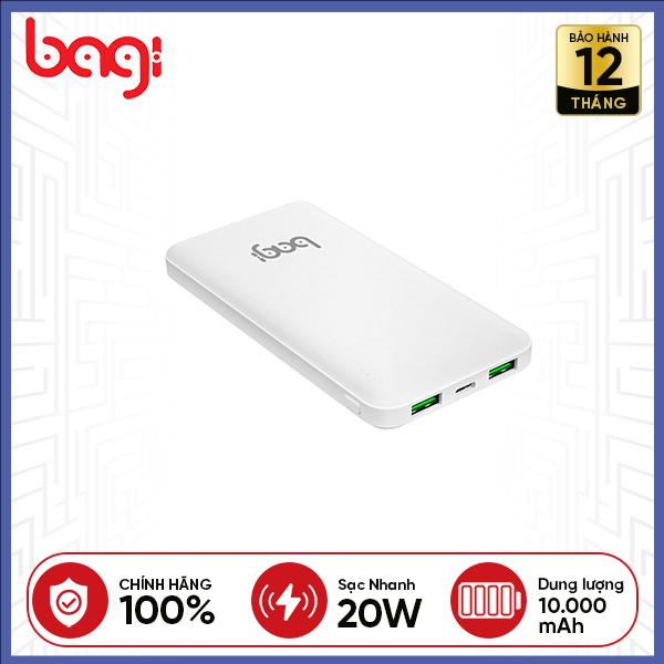 Pin Sạc Dự Phòng Nhanh Bagi PB-P3 10.000mAh 20W