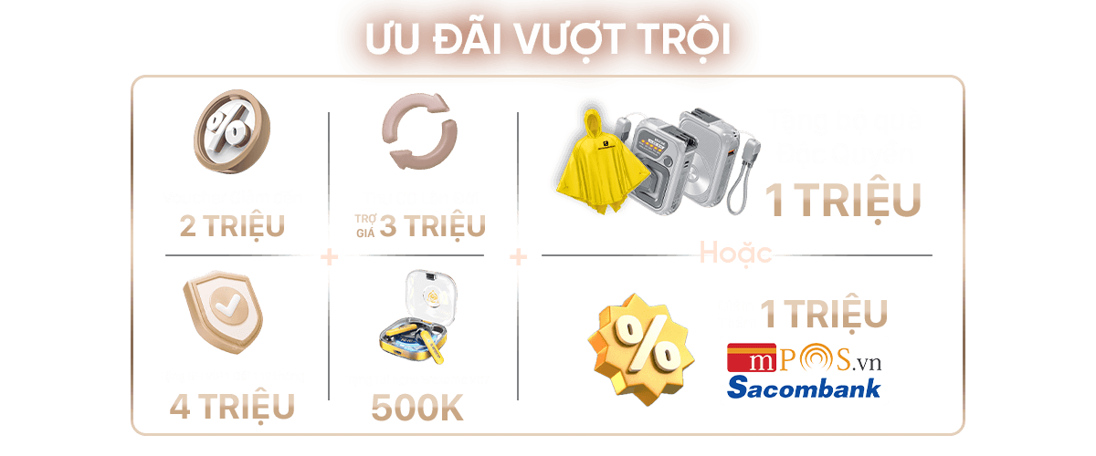 Ưu đãi vượt trội