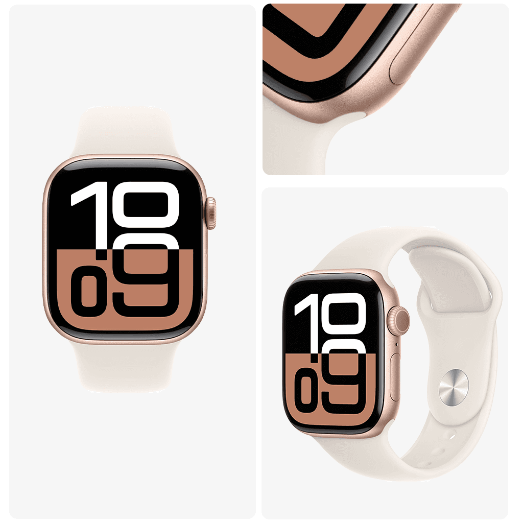 Apple Watch Series 10 46mm GPS Viền Nhôm Dây Cao Su Chính Hãng VN/A