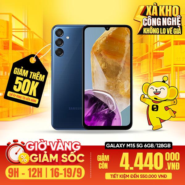 Samsung Galaxy M15 5G 6GB/128GB Chính Hãng - BHĐT