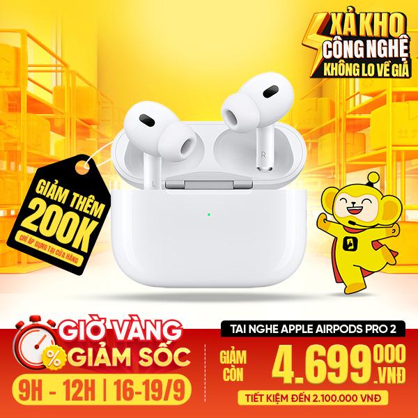 Tai Nghe Apple AirPods Pro 2 Magsafe Charge 2023 (USB-C) Chính Hãng