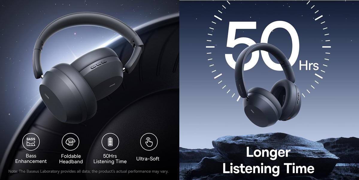 Tai Nghe Bluetooth Chụp Tai Baseus Bass 35 Max