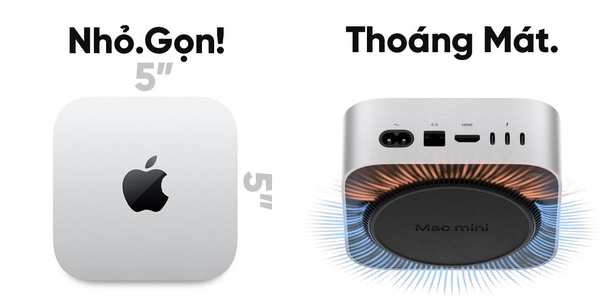 Mac mini M4 2024 10 CPU 10 GPU (16GB/256GB) | Chính Hãng Apple Việt Nam
