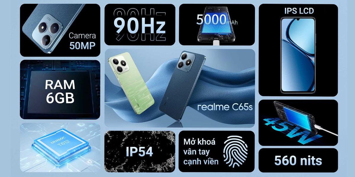 Realme C65s 6GB/128GB Chính Hãng