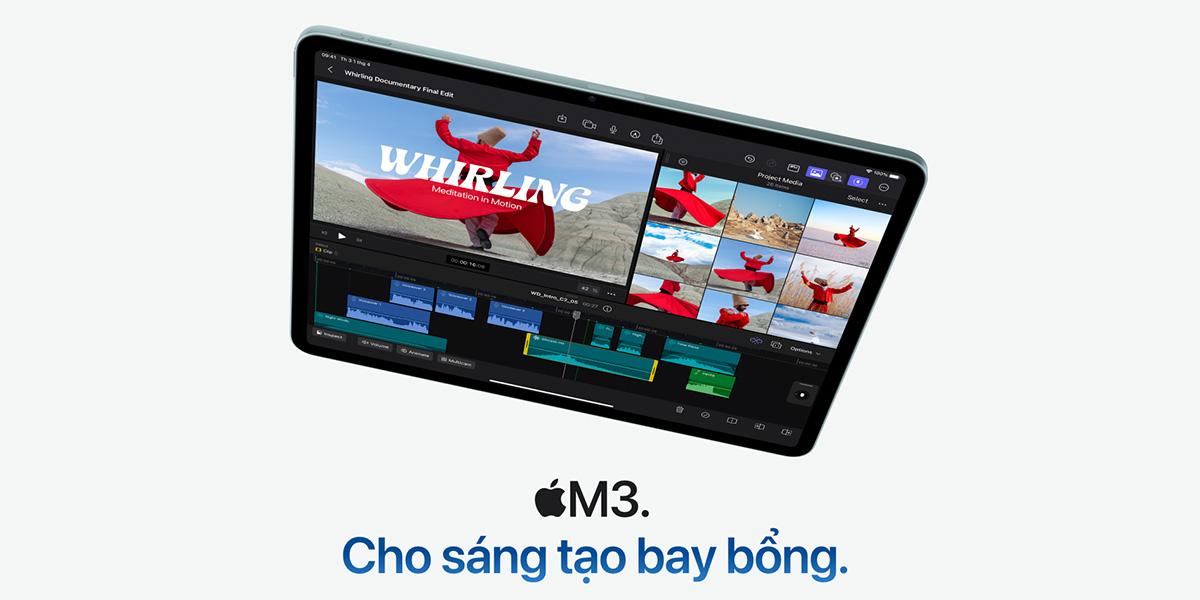 iPad Air 7 M3 11 inch 2025 Wifi 256GB | Chính Hãng Apple Việt Nam