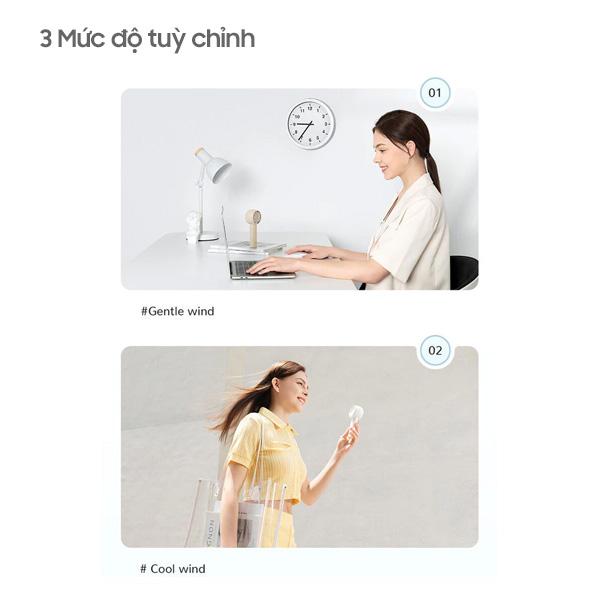 Quạt cầm tay mini Jisulife FA42 4500mAh Chính Hãng