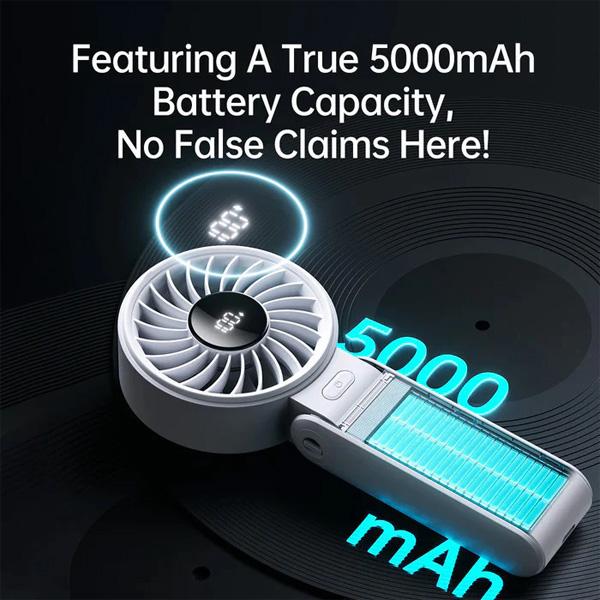 Quạt cầm tay mini Jisulife Life 7 5000mAh Chính Hãng
