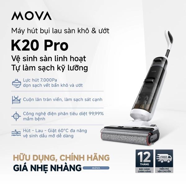 Máy hút bụi lau sàn khô và ướt đa năng Dreame Mova K20 Pro Chính Hãng