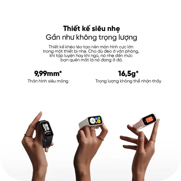 Vòng đeo tay thông minh Xiaomi Smart Band 9 Active Chính Hãng
