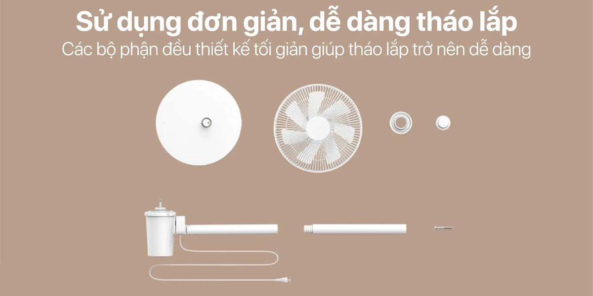Quạt thông minh Xiaomi Mi Smart Standing Fan 2 Lite Cũ