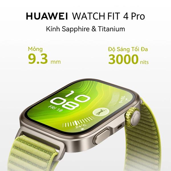 Đồng hồ thông minh Huawei Watch Fit 4 Pro Chính Hãng