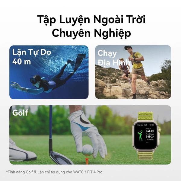 Đồng hồ thông minh Huawei Watch Fit 4 Pro Chính Hãng