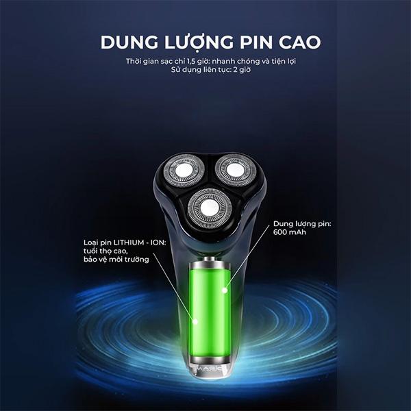Máy Cạo Râu MAGIC B-63 3W 600mAh Chống nước IPX6 Chính Hãng