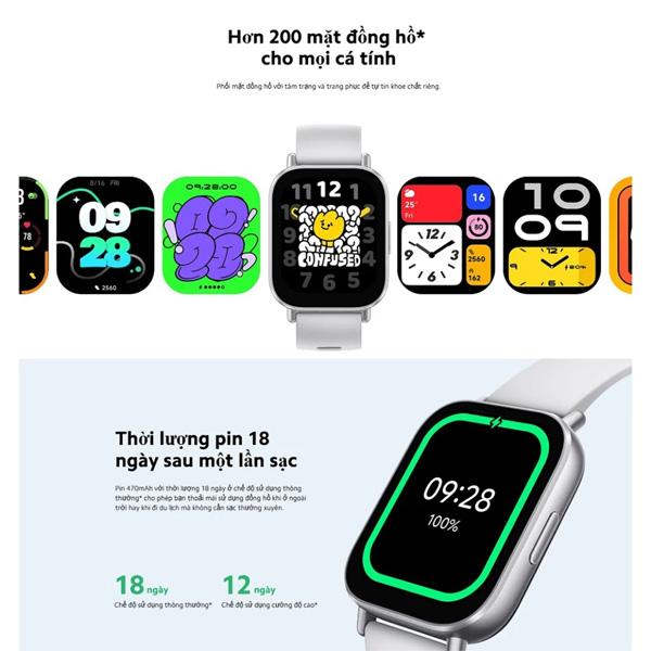 Đồng hồ thông minh Xiaomi Redmi Watch 5 Active 49.1mm Chính Hãng