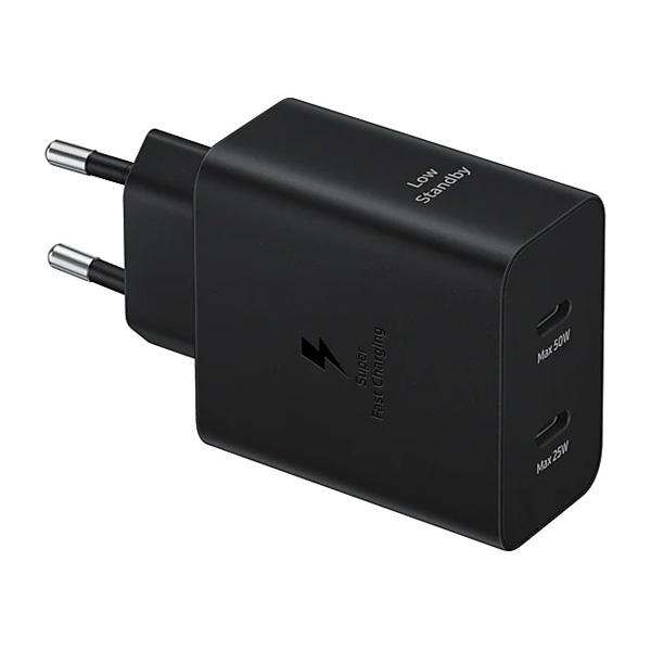 Củ Sạc Nhanh Kèm Cáp Samsung 2 Cổng 50W Chính Hãng