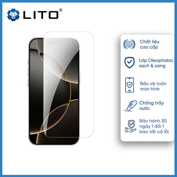 Cường Lực iPhone SE LITO HD Pro Full Cover Trong Suốt LT-D20