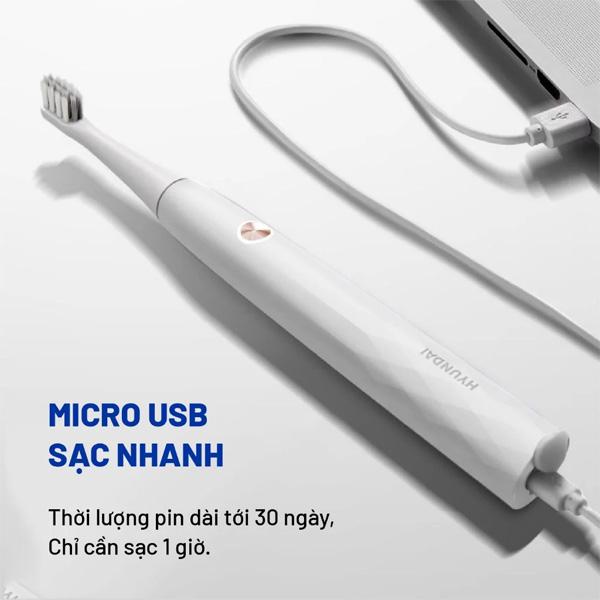 Đầu Bàn Chải Điện Hyundai OC012BWH Chính Hãng