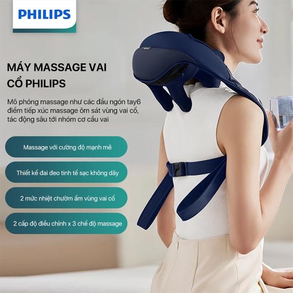 Máy Massage Cổ Vai Gáy Philips PPM3522 Chính Hãng