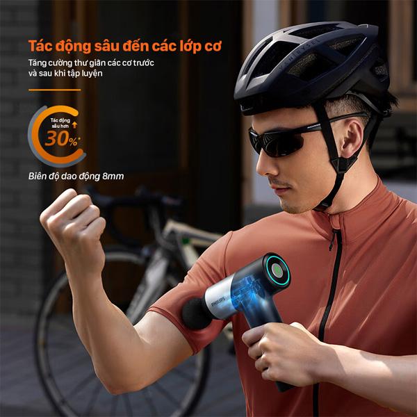 Súng Massage Fascial Gun Philips PPM7323 Chính Hãng