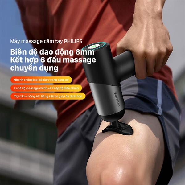 Súng Massage Fascial Gun Philips PPM7323 Chính Hãng
