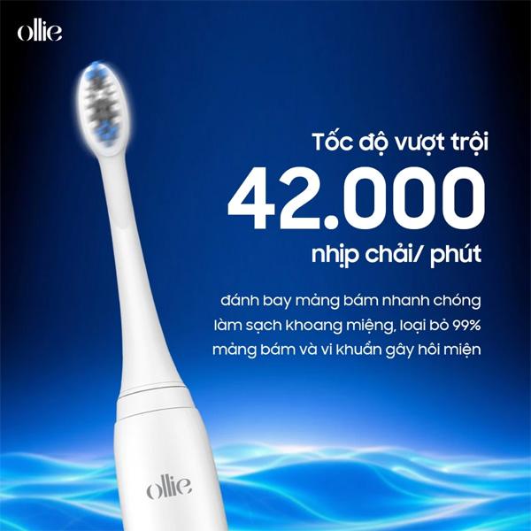 Bàn Chải Đánh Răng Điện OLLIE OLB-MLM-SG-01 Chính Hãng