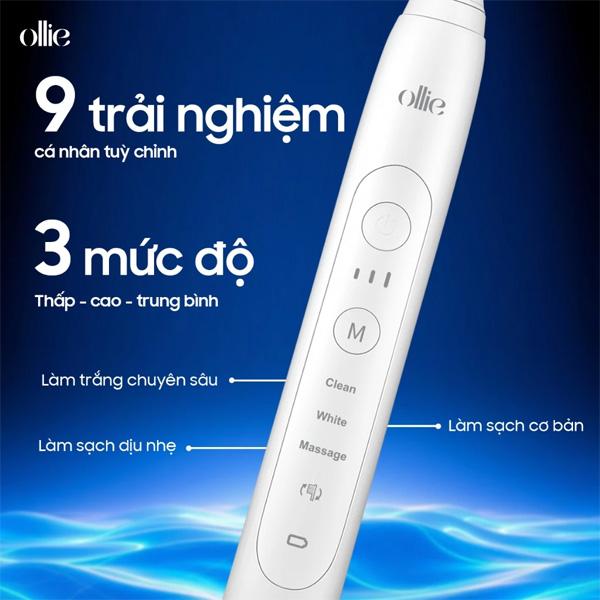 Bàn Chải Đánh Răng Điện OLLIE OLB-MLM-SG-01 Chính Hãng
