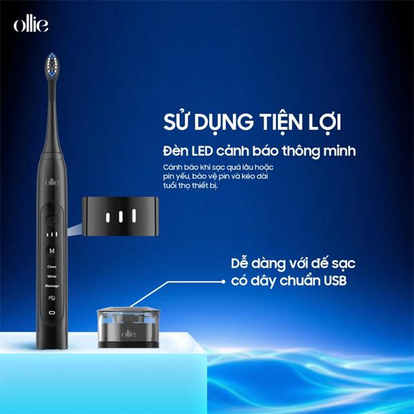 Bàn Chải Đánh Răng Điện OLLIE OLB-MLM-SG-01 Chính Hãng