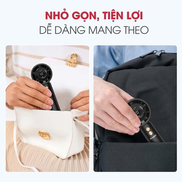 Quạt Sạc Mini Cầm Tay MAGIC A-009 3000mAh Chính Hãng