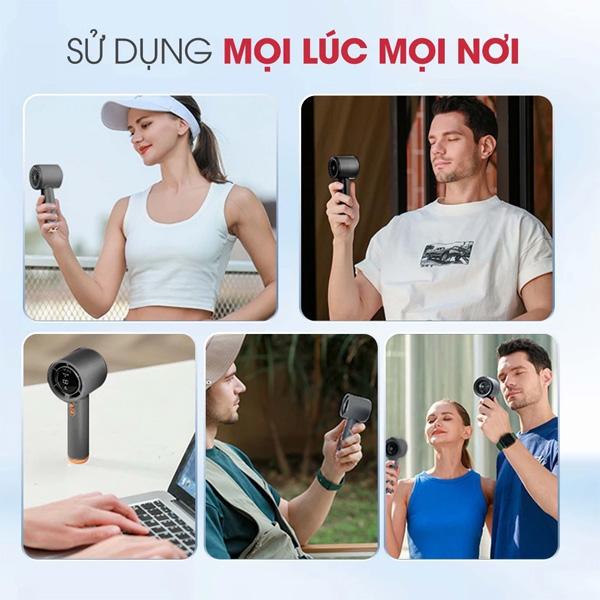 Quạt Sạc Mini Cầm Tay MAGIC A-009 3000mAh Chính Hãng