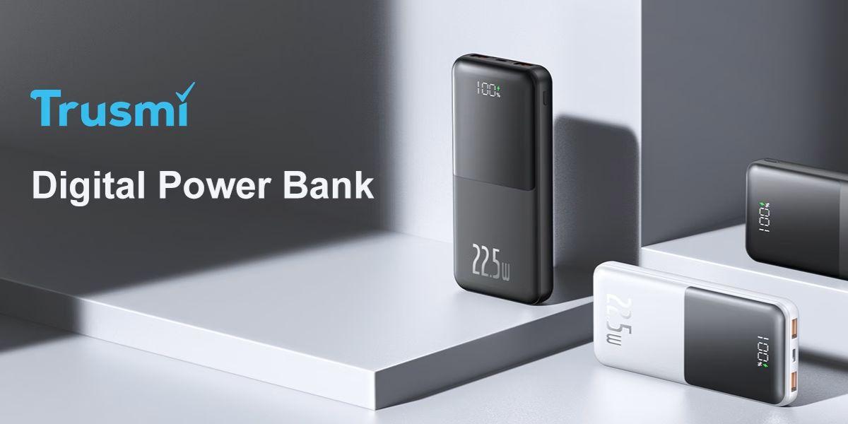 Pin Sạc Dự Phòng Trusmi Digital PB03 Kèm Cáp 10.000mAh PD 22.5W Chính Hãng 