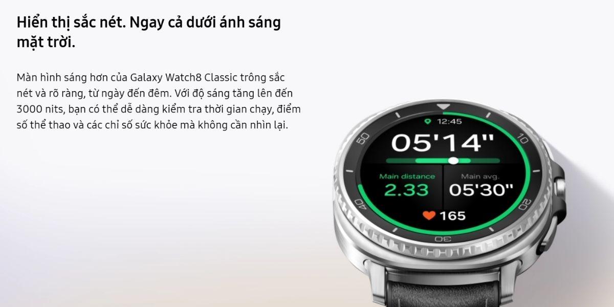 Samsung Galaxy Watch 8 Classic BT 46mm Chính Hãng - BHĐT