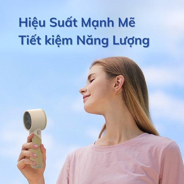 Quạt Mini Cầm Tay AOSIMAX Foldable Ice Cooling F802 3600mAh Chính Hãng 