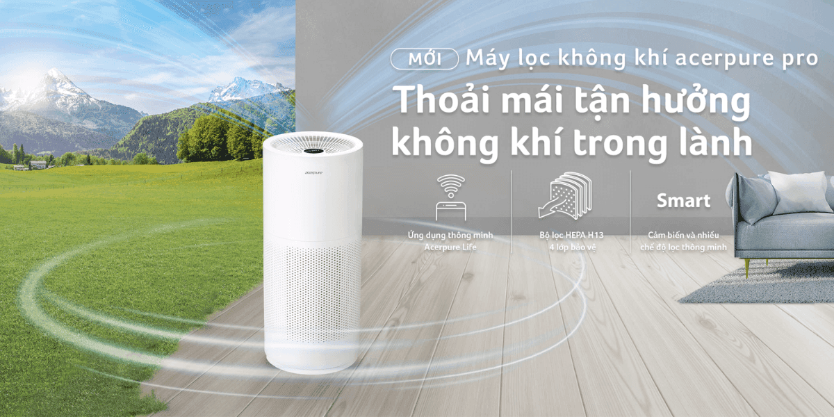 Máy Lọc Không Khí Acerpure Pro P2 Chính Hãng