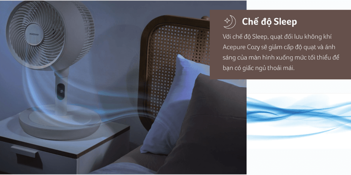 Quạt Đối Lưu Không Khí Acerpure Cozy F2 Chính Hãng