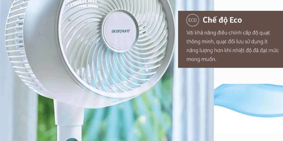 Quạt Đối Lưu Không Khí Acerpure Cozy F2 Chính Hãng