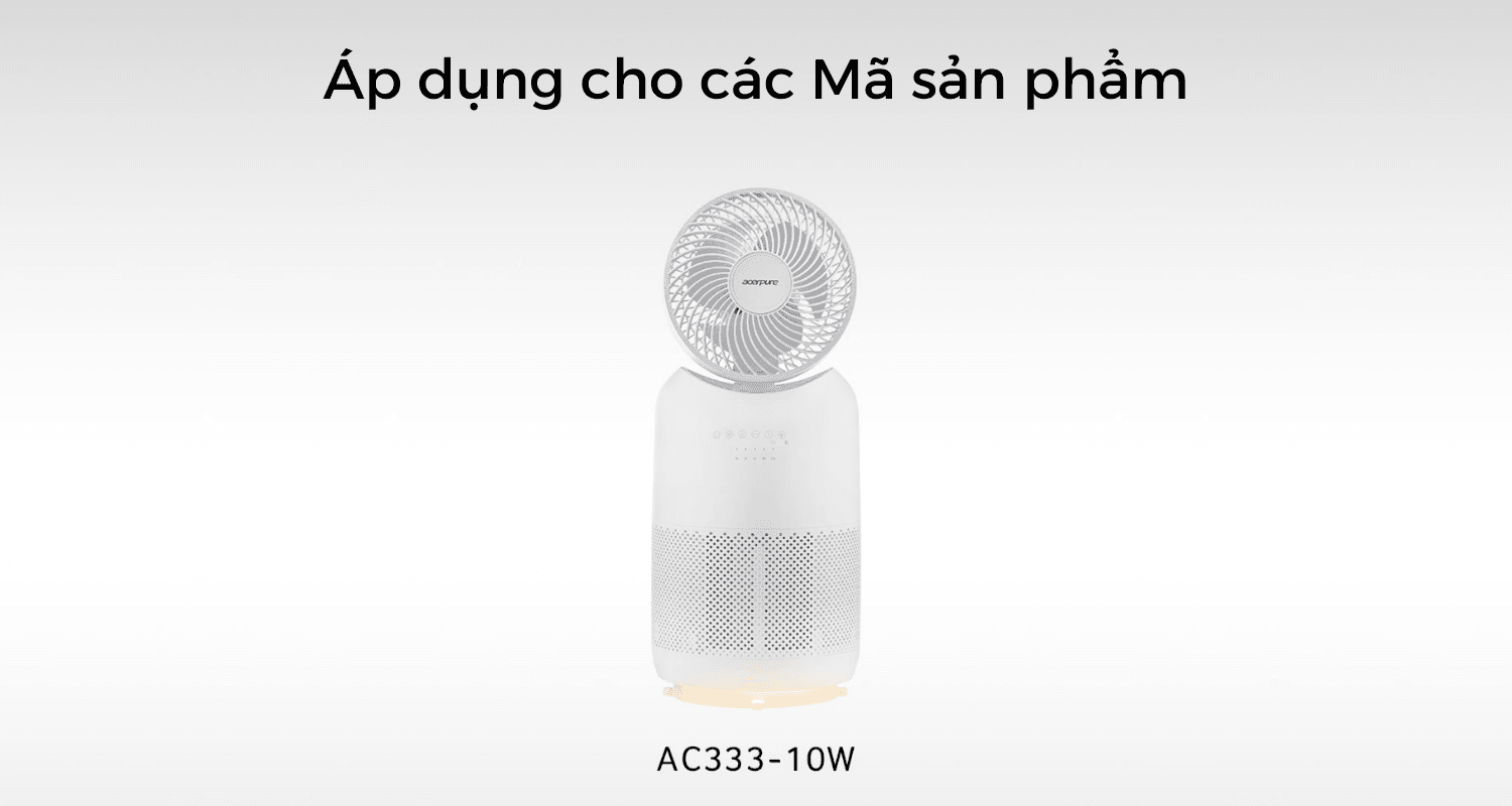 Bộ Lọc Không Khí HEPA Anti-Virus Acerpure ACF373 (Dùng Cho C3 3in1)
